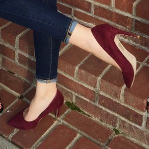 Maroon 3-inch Heels